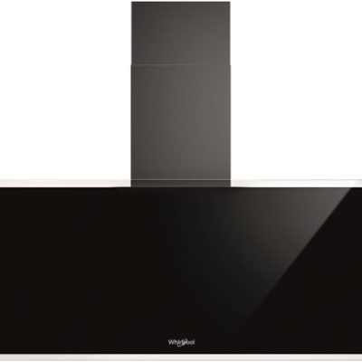 HOTTE DECORATIVE MURALE WHIRLPOOL INCLINEE 90CM