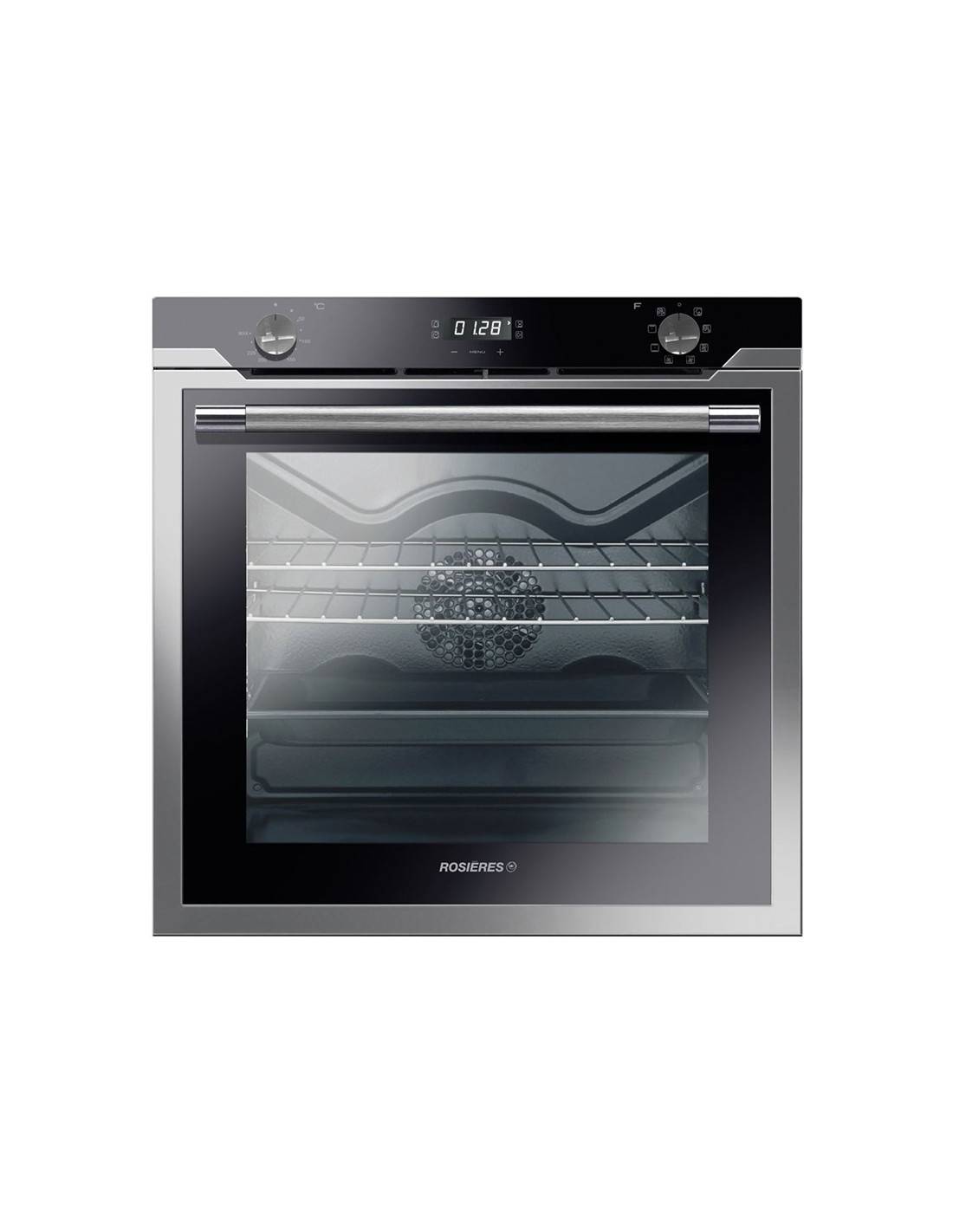 FOUR ENCASTRABLE ROSIERES 60CM ELEC SUBLIME 75L INOX