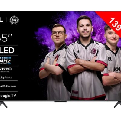 TV TCL 55″ QLED 4K 144 HZ