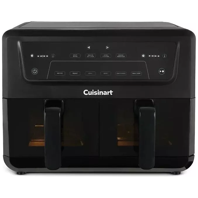 FRITEUSE SANS HUILE CUISINART - AIRFRYER - CAPACITE 10,4L - DOUBLE CUVES - NOIR - 2400W