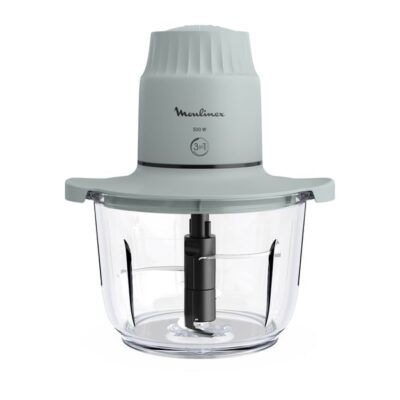 MINI HACHOIR MOULINEX CHOPPEO BOL VERRE 2L 500W 2VIT /4EXP