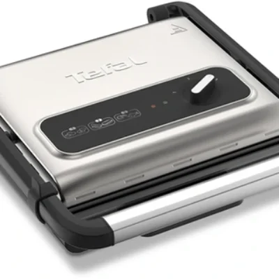 GRILLE PANINI TEFAL 200W+THERMOSTA NEW GC242D12