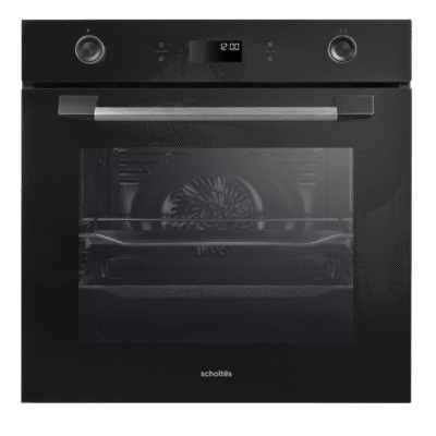 FOUR ENCASTRABLE ELECTRIQUE SCHOLTES 60CM/72L/9PRGRM/CATALYSE/VENTILE NOIR