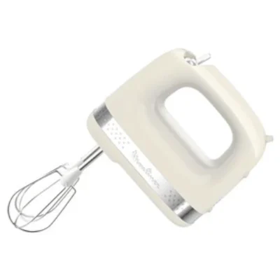 BATTEUR MOULINEX SOLEIL 2 VITESSES + 200W + 2 JEUX DE FOUETS IVOIRE